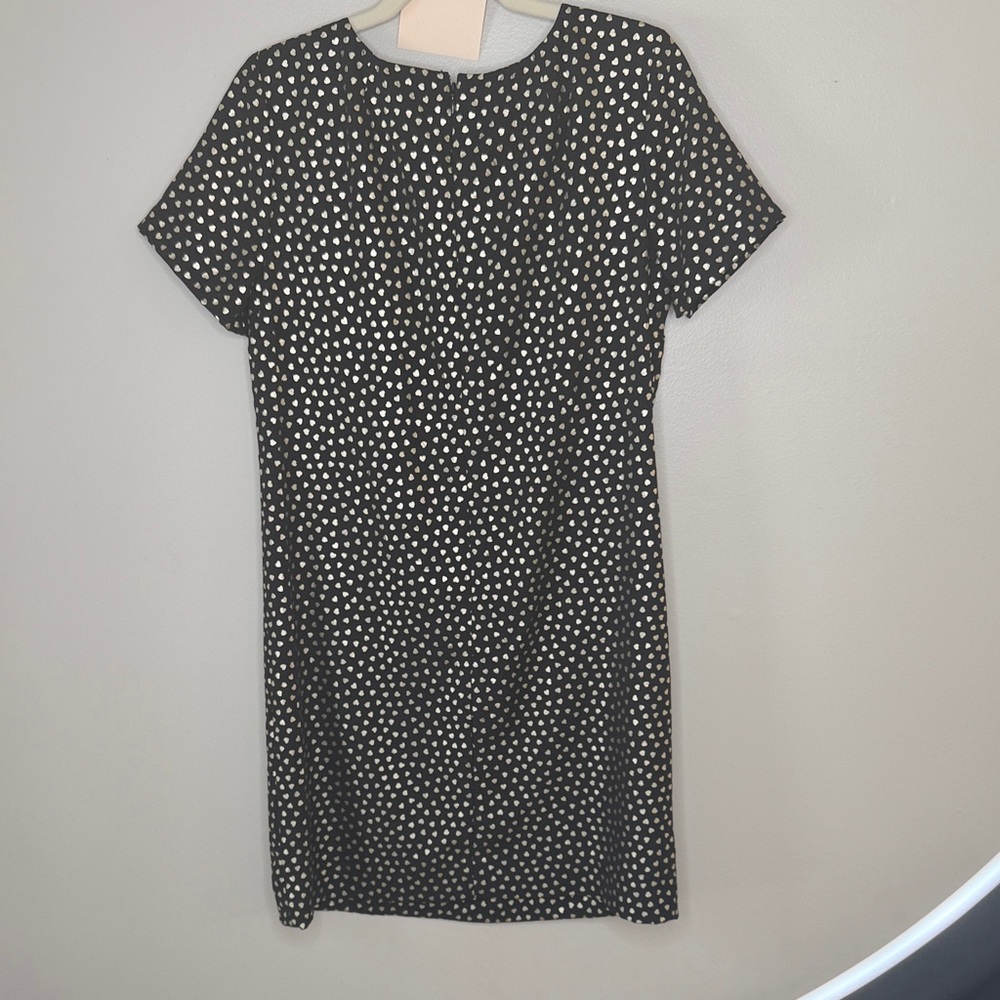 J. Crew Factory Black and Gold Flirty 90’s Y2K Dress Size 4 - Picture 9 of 9